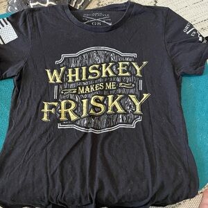 Grunt Style Black T-Shirt with White Graphic